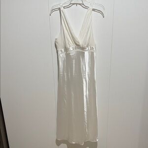 Jones New York Cream Satin Chemise